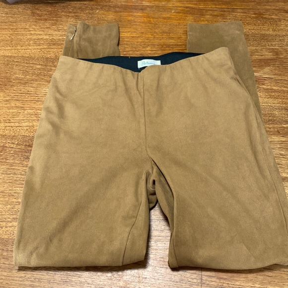 Reitmans faux suede leggings women’s size 9 soft brown - Picture 1 of 6
